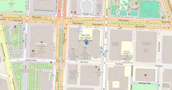 Campus map for CUNY New York City College of Technology