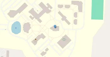 Campus map for Hilbert College