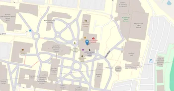 Campus map for Hudson Valley Community College