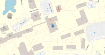 Campus map for Ithaca College