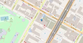 Campus map for New York College of Podiatric Medicine