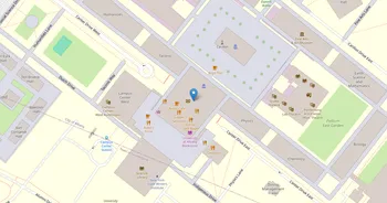 Campus map for University at Albany