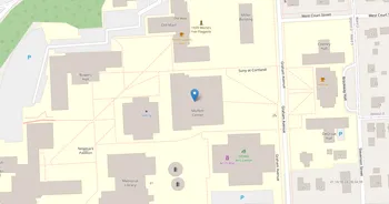 Campus map for State University of New York, Cortland