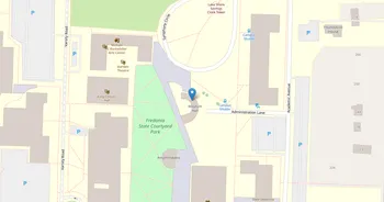 Campus map for SUNY, Fredonia