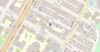 Campus map for Teachers College at Columbia University
