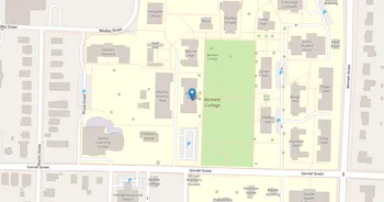 Campus map for Bennett College
