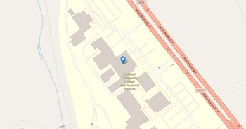 Campus map for Caldwell Community College and Technical Institute
