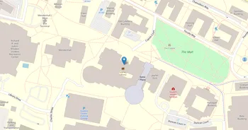 Campus map for East Carolina University