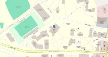Campus map for Mars Hill University