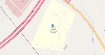 Campus map for McDowell Technical Community College