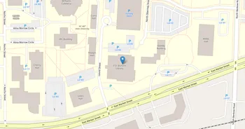 Campus map for North Carolina A & T State University
