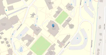 Campus map for University of North Carolina Asheville