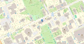 Campus map for University of North Carolina at Chapel Hill, Chapel Hill