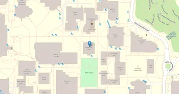 Campus map for University of North Carolina at Charlotte, Charlotte