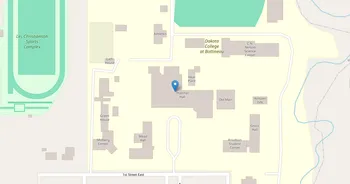 Campus map for Dakota College, Bottineau