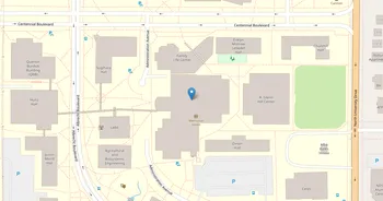Campus map for North Dakota State University, Main Campus