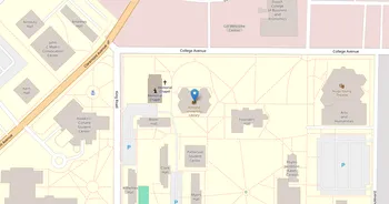 Campus map for Ashland University