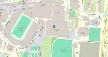 Campus map for University of Cincinnati, Main Campus