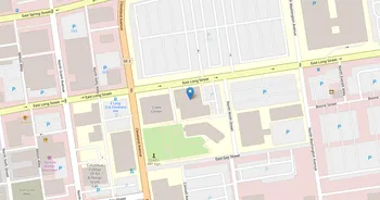 Campus map for Columbus College of Art & Design