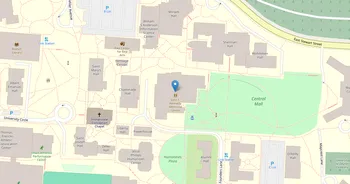 Campus map for University of Dayton