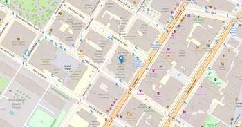 Campus map for Hebrew Union College-Jewish Institute of Religion
