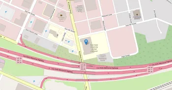 Campus map for Kent State University, East Liverpool