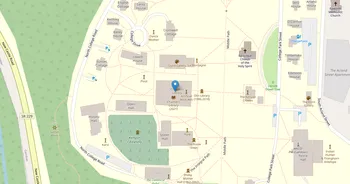 Campus map for Kenyon College