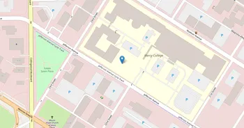 Campus map for Mercy College of Ohio