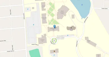 Campus map for Muskingum University