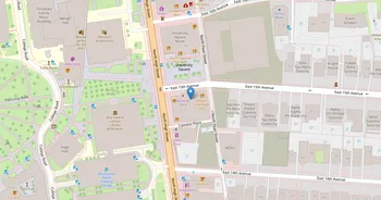 Campus map for Ohio State University, Main Campus