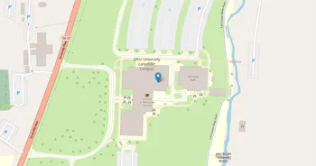 Campus map for Ohio University, Lancaster Campus