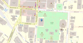 Campus map for Ohio University, Main Campus