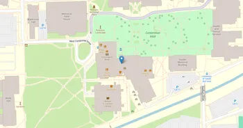 Campus map for University of Toledo
