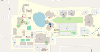 Campus map for Oklahoma Wesleyan University