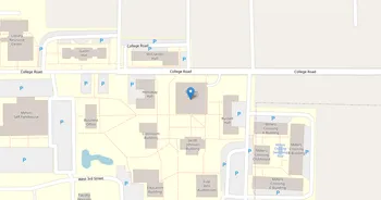 Campus map for Connors State College