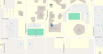 Campus map for East Central University