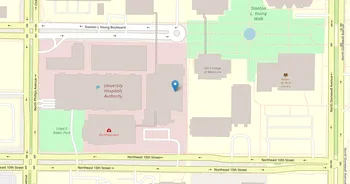 Campus map for University of Oklahoma, Health Sciences Center