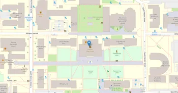 Campus map for Oklahoma State University, Main Campus