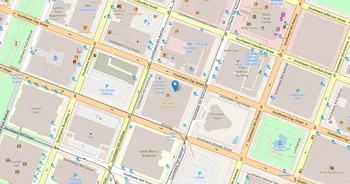Campus map for East West College of the Healing Arts