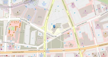 Campus map for Northwest College, Beaverton