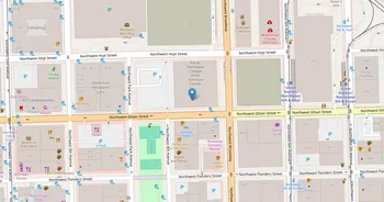 Campus map for Pacific Northwest College of Art