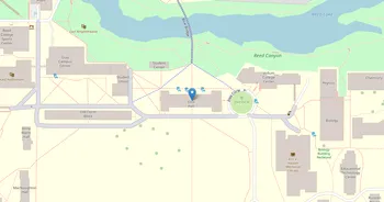 Campus map for Reed College