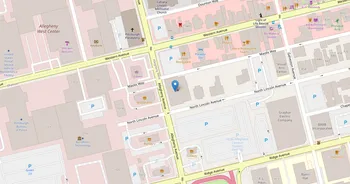 Campus map for Community College of Allegheny County