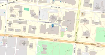 Campus map for Dickinson College