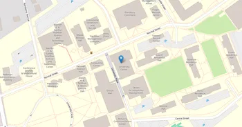 Campus map for East Stroudsburg University of Pennsylvania