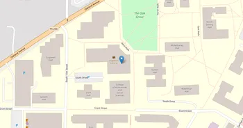Campus map for Indiana University of Pennsylvania, Main Campus