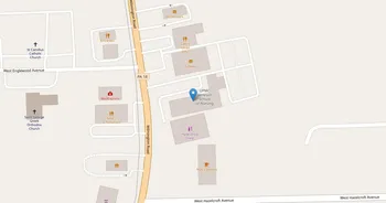 Campus map for UPMC Jameson School of Nursing