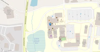 Campus map for La Roche University