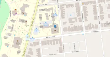 Campus map for Lancaster Theological Seminary
