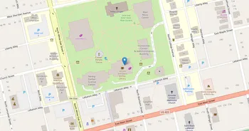 Campus map for Lebanon Valley College